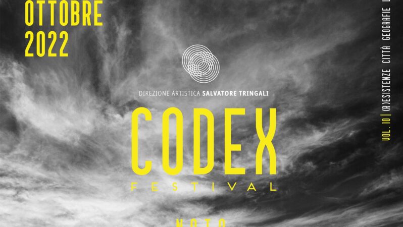 Noto, Codex festeggia 10 anni: tre giorni e tre luoghi per continuare la ricerca di nuove forme di linguaggi